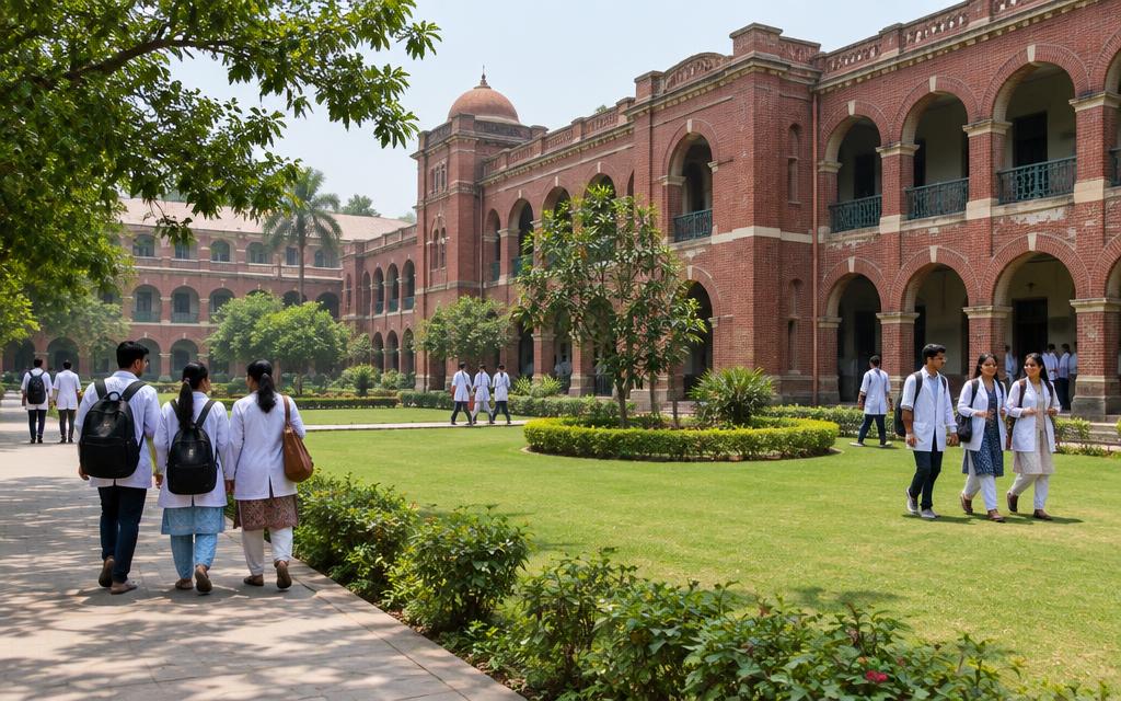 Illustrative government medical college campus